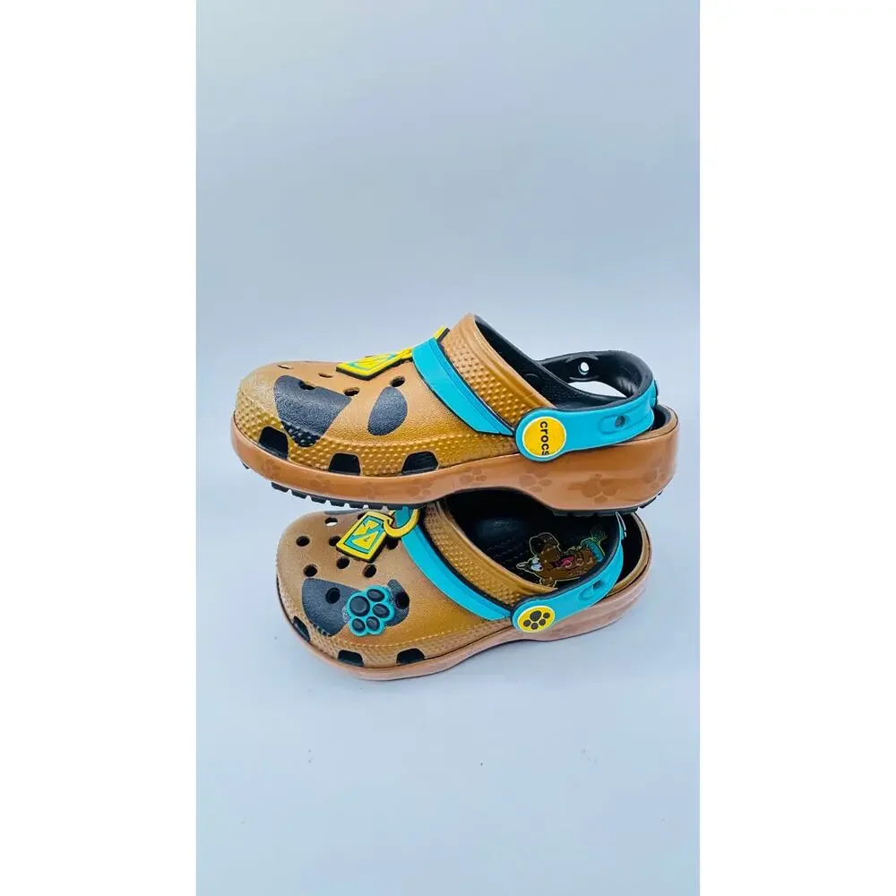 Crocs Classic Clog Scooby-Doo! Limited Edition slip on toddler shoes sz 10